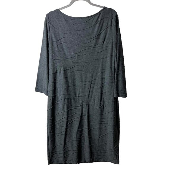 Sharagano gray dress women’s size 16 workwear - Picture 2 of 8